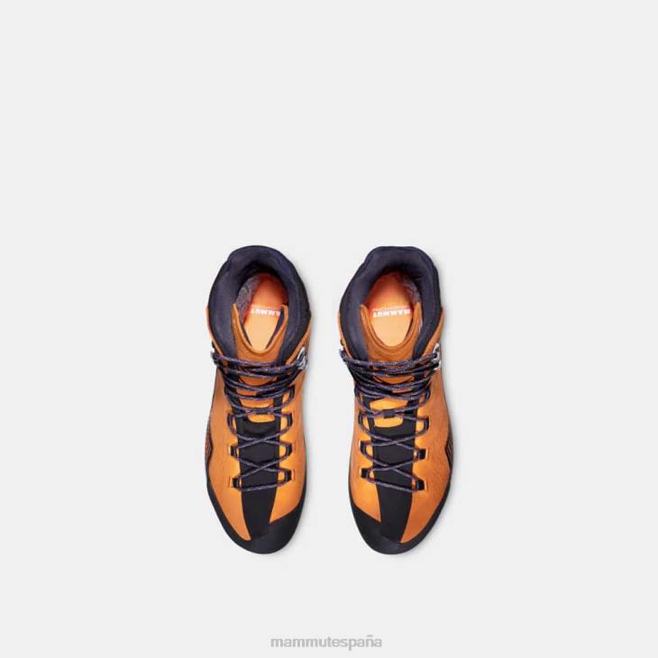 Mammut hombres calzado kento avanzado alta gtx FZHP1237 negro cheddar oscuro