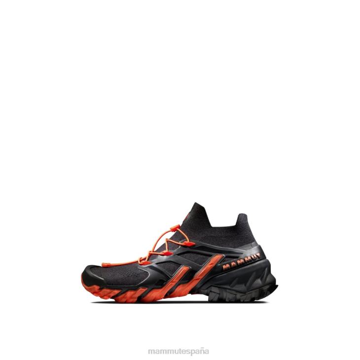 Mammut hombres calzado aegility pro mid dt FZHP320 negro-naranja vibrante