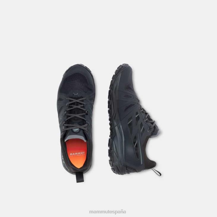 Mammut hombres calzado saentis bajo gtx FZHP1231 fantasma negro