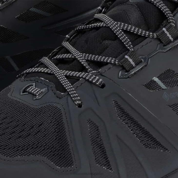 Mammut hombres calzado saentis bajo gtx FZHP1231 fantasma negro