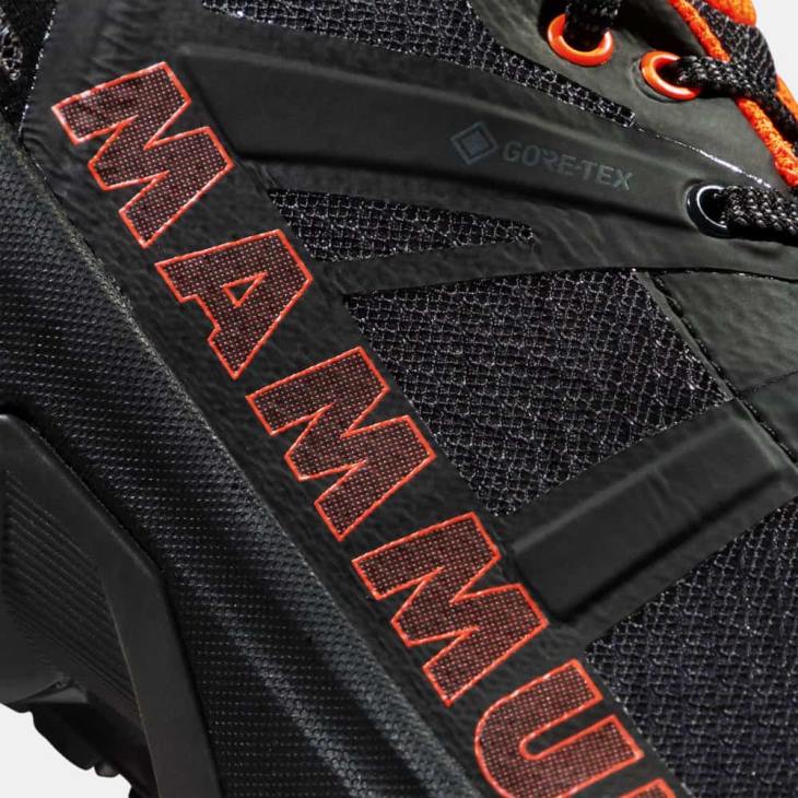 Mammut hombres calzado sertig ii bajo gtx FZHP1209 negro-naranja vibrante