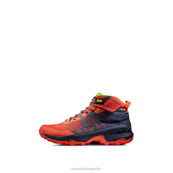Mammut hombres calzado sertig ii mid gtx FZHP1228 rojo-marino caliente
