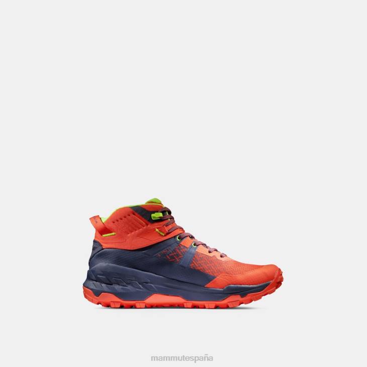 Mammut hombres calzado sertig ii mid gtx FZHP1228 rojo-marino caliente