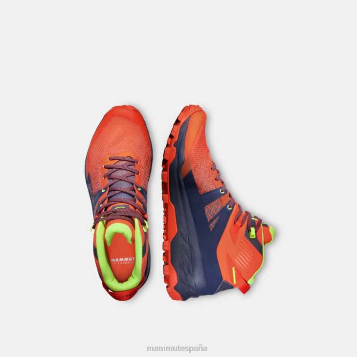 Mammut hombres calzado sertig ii mid gtx FZHP1228 rojo-marino caliente