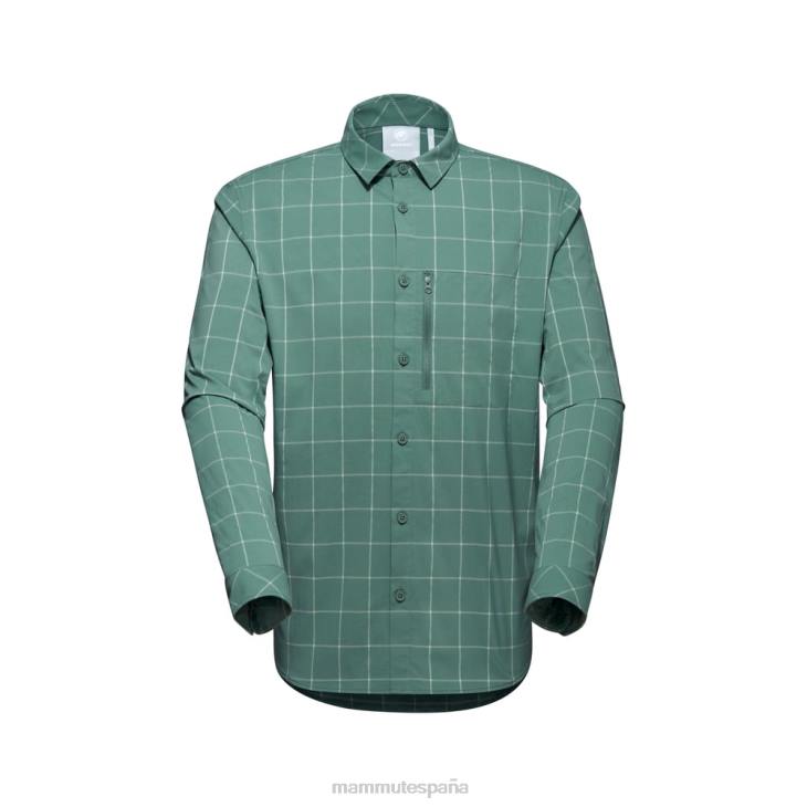 Mammut hombres ropa camisa de manga larga de montana FZHP1028 jade jade oscuro FZHP1028 Ropa Mammut Espana articulo de moda Eleva tu palanca de la moda