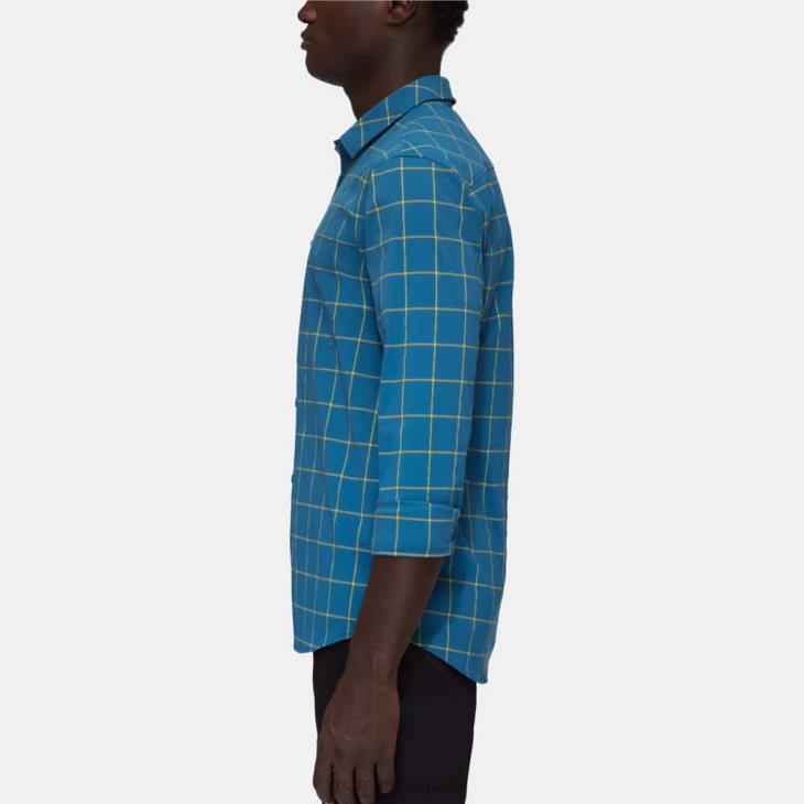 Mammut hombres ropa camisa de manga larga de montaña FZHP1029 punto culminante de hielo profundo