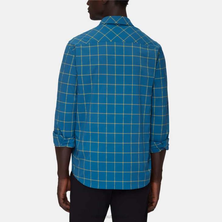 Mammut hombres ropa camisa de manga larga de montaña FZHP1029 punto culminante de hielo profundo