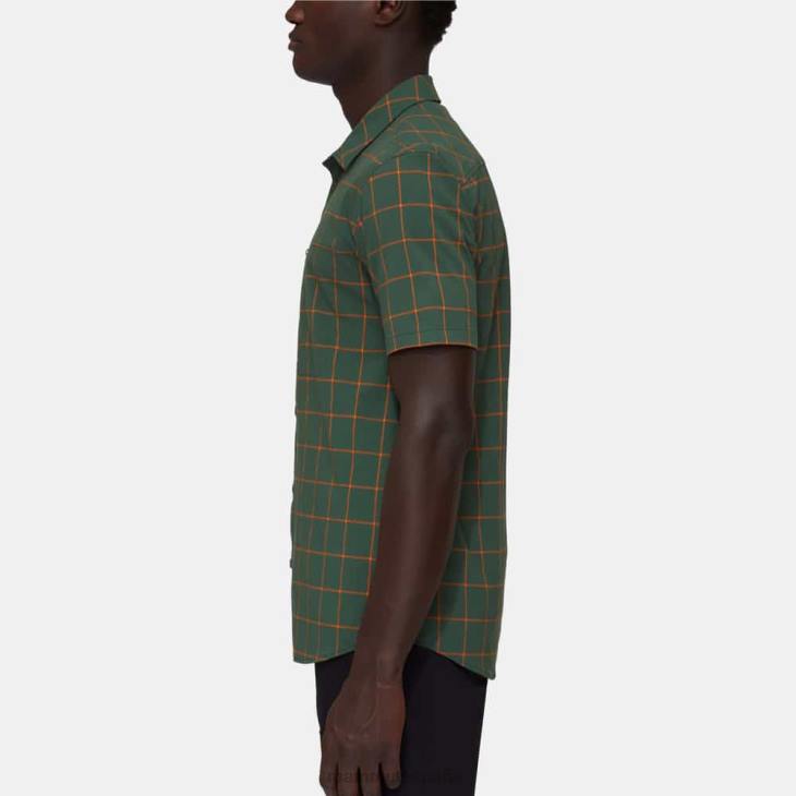 Mammut hombres ropa camisa de montaña FZHP950 mandarina oscura del bosque