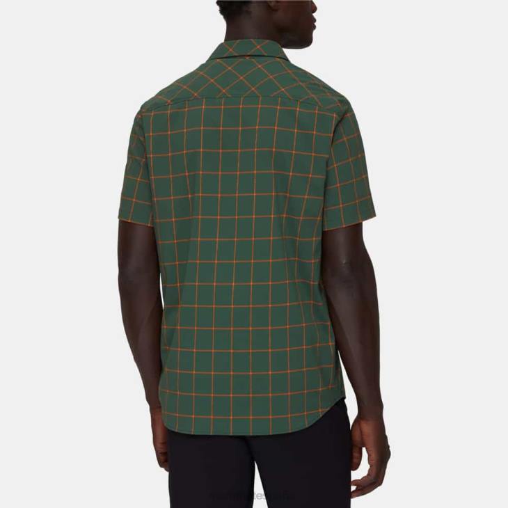 Mammut hombres ropa camisa de montaña FZHP950 mandarina oscura del bosque