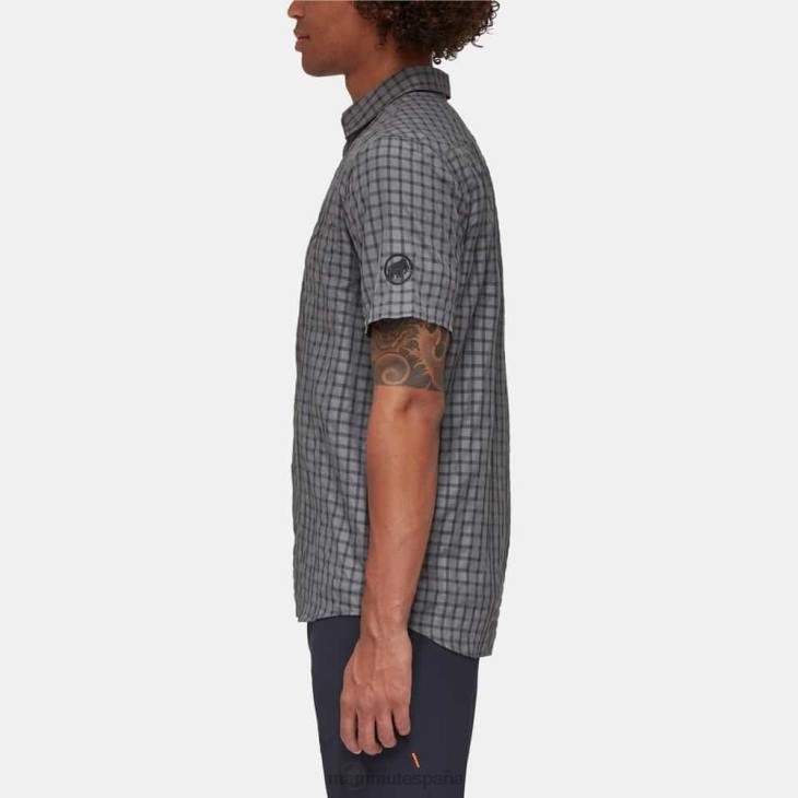 Mammut hombres ropa camisa lenni FZHP162 fantasma de titanio