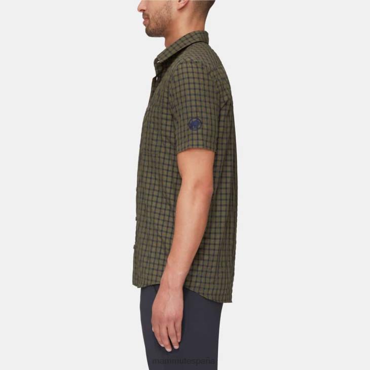Mammut hombres ropa camisa lenni FZHP919 iguana-marina
