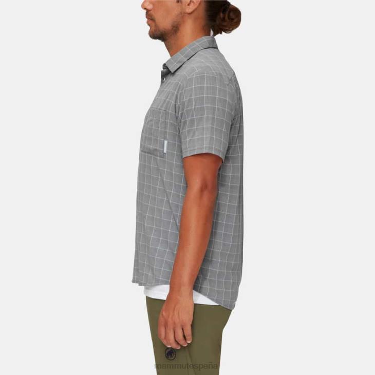 Mammut hombres ropa camisa trovat trail FZHP1030 titanio