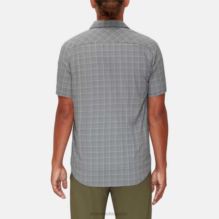 Mammut hombres ropa camisa trovat trail FZHP1030 titanio