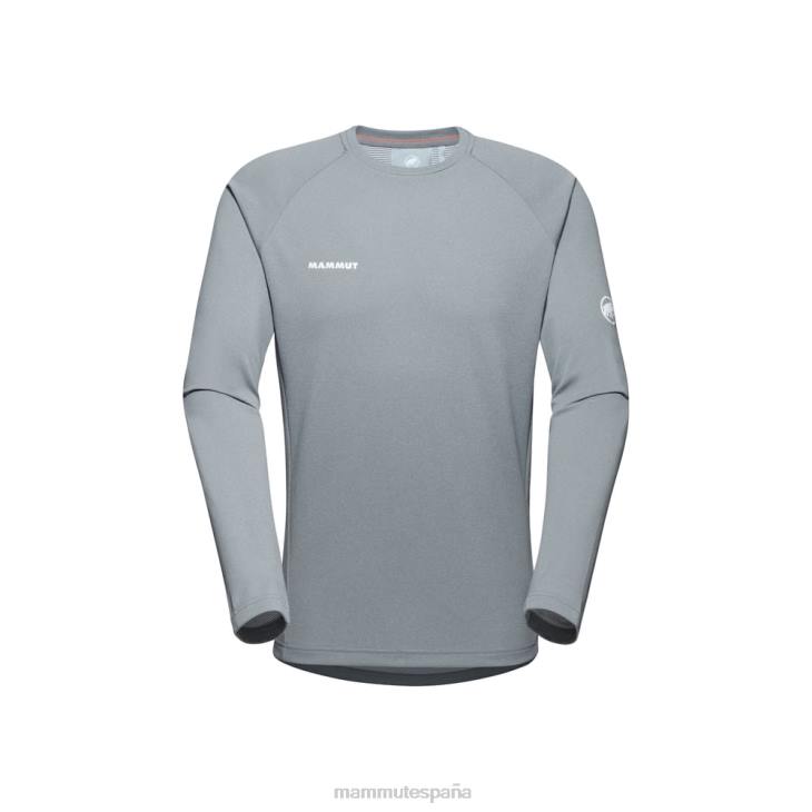 Mammut hombres ropa aegility fl manga larga FZHP1128 mezcla de granito
