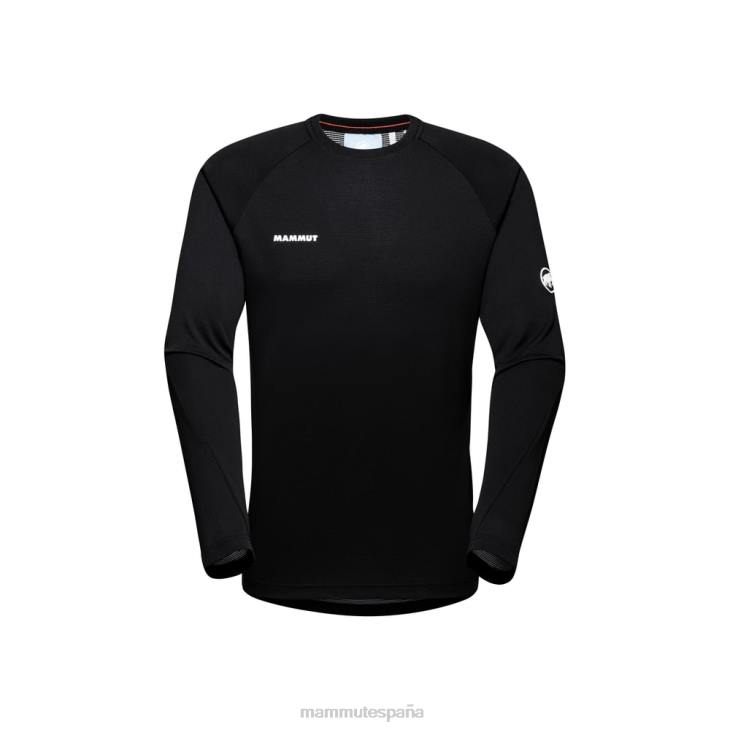 Mammut hombres ropa aegility fl manga larga FZHP268 negro