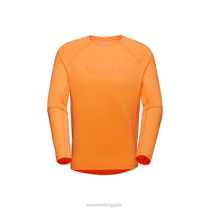 Mammut hombres ropa logotipo de manga larga selun fl FZHP872 Mandarina