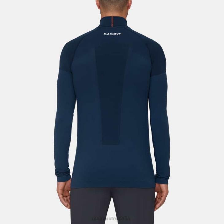 Mammut hombres ropa trift manga larga con media cremallera FZHP1050 marina