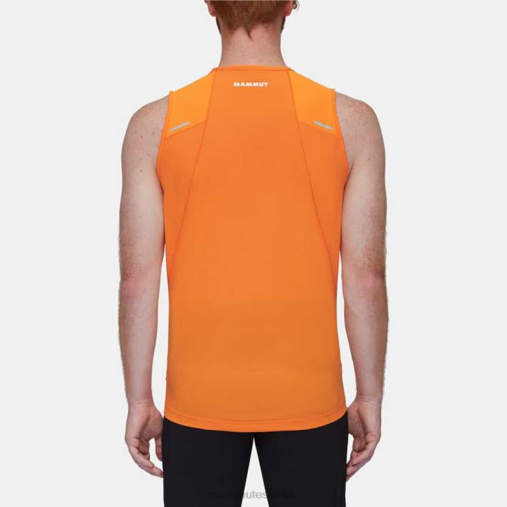 Mammut hombres ropa camiseta sin mangas aenergy fl FZHP874 mandarina-mandarina oscura
