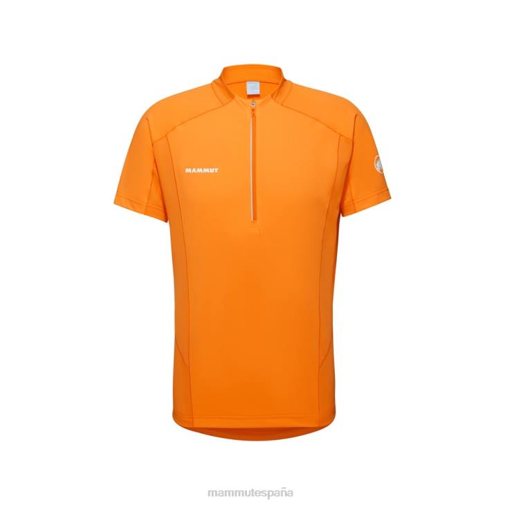 Mammut hombres ropa camiseta aenergy fl con media cremallera FZHP852 mandarina-mandarina oscura