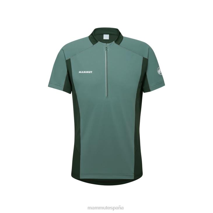 Mammut hombres ropa camiseta aenergy fl con media cremallera FZHP854 maderas de jade oscuro