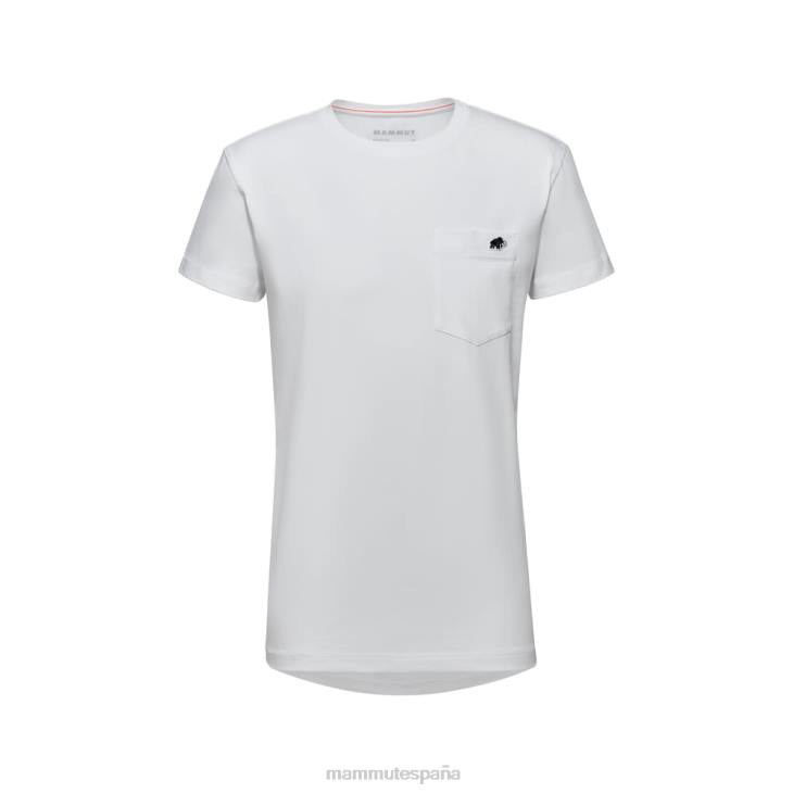 Mammut hombres ropa camiseta con bolsillo off mountain FZHP107 blanco