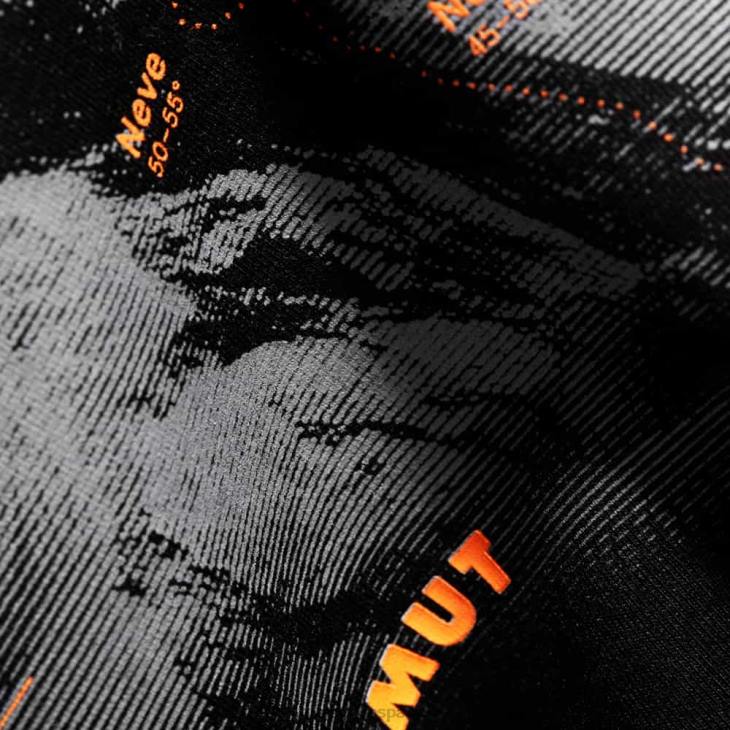 Mammut hombres ropa camiseta de montaña hrnligrat FZHP19 negro
