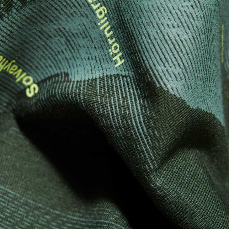 Mammut hombres ropa camiseta de montaña hrnligrat FZHP673 bosque