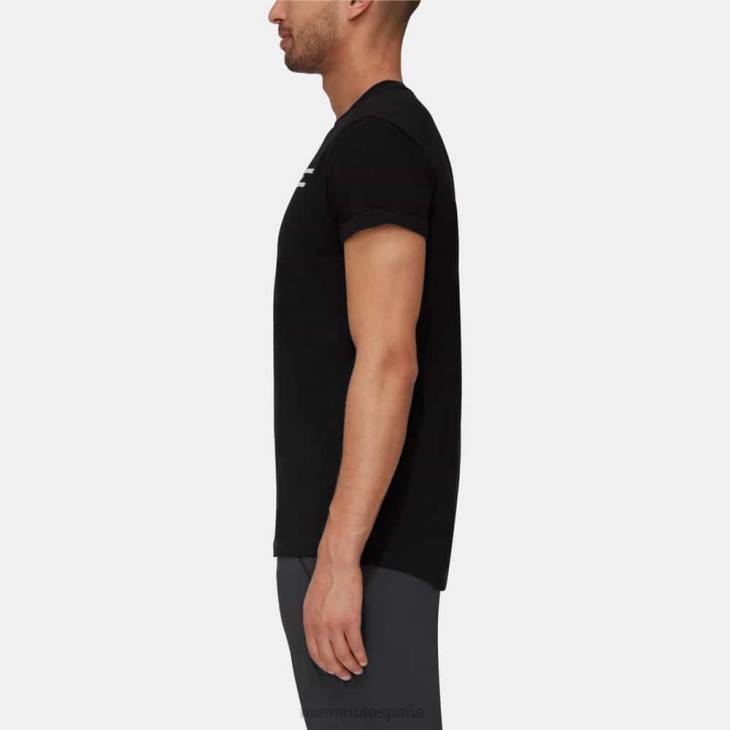 Mammut hombres ropa camiseta fuera de la montaña FZHP818 negro