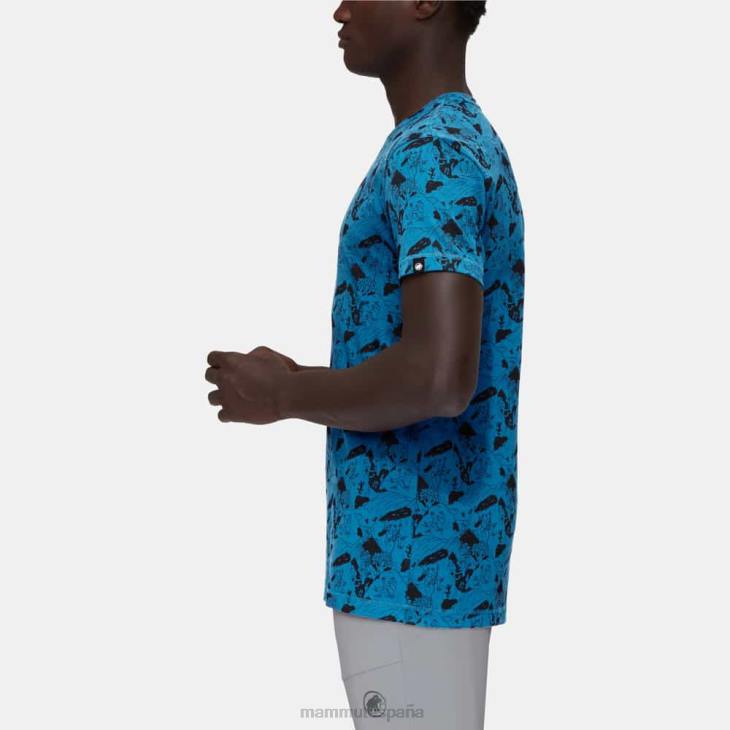 Mammut hombres ropa camiseta massone escena de escalada FZHP1108 negro intenso como el hielo