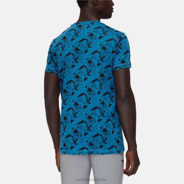 Mammut hombres ropa camiseta massone escena de escalada FZHP1108 negro intenso como el hielo