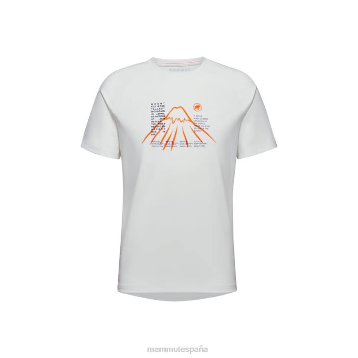Mammut hombres ropa camiseta montaña fujiyama FZHP1086 blanquecino