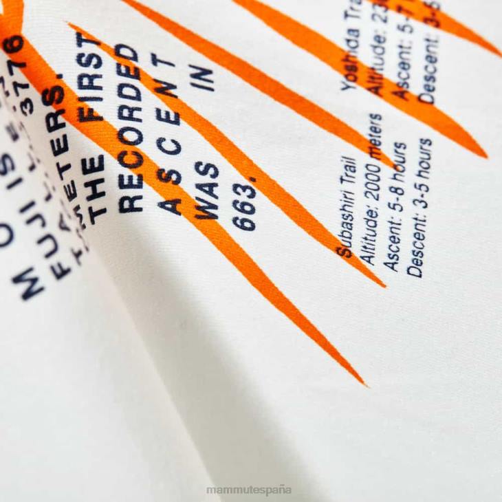 Mammut hombres ropa camiseta montaña fujiyama FZHP1086 blanquecino