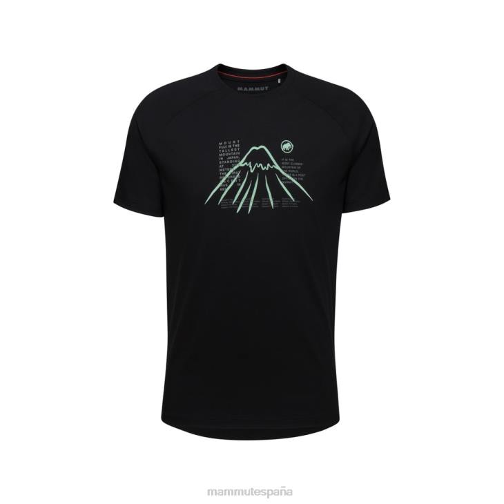 Mammut hombres ropa camiseta montaña fujiyama FZHP247 negro