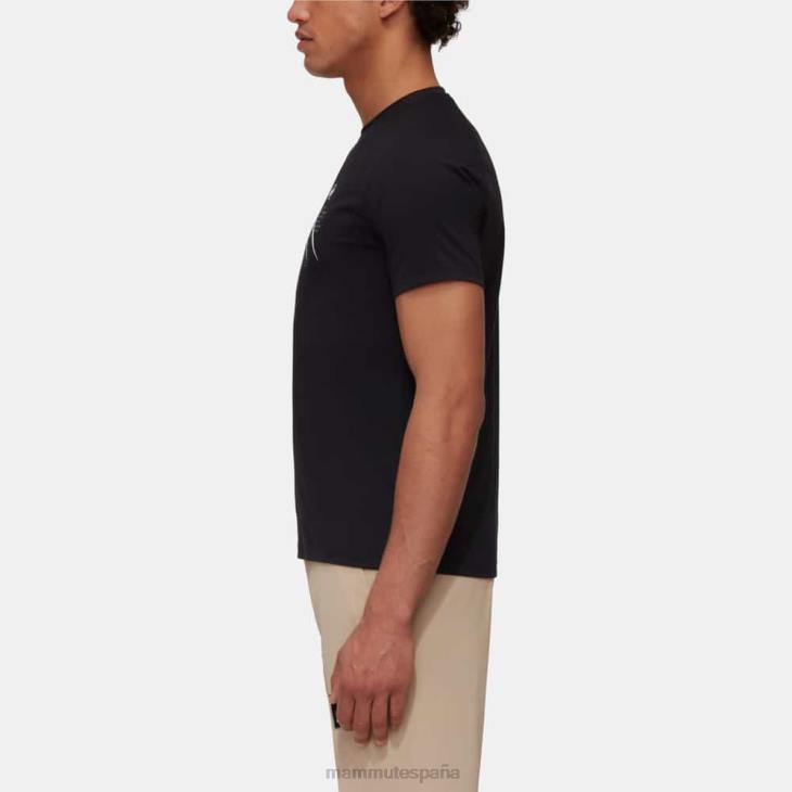 Mammut hombres ropa camiseta montaña fujiyama FZHP247 negro
