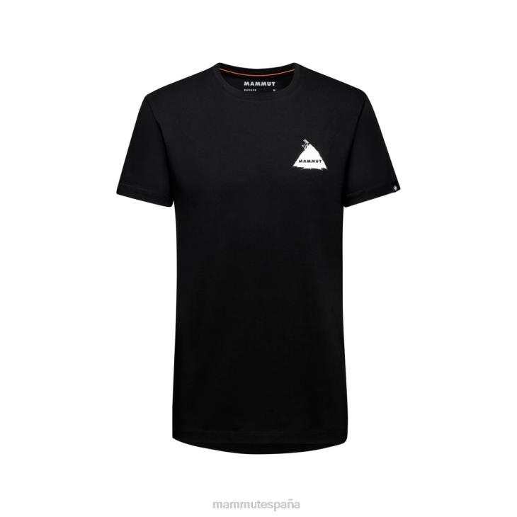 Mammut hombres ropa camiseta risco Massone FZHP111 negro