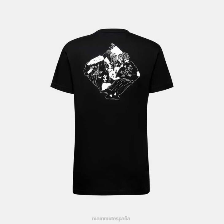 Mammut hombres ropa camiseta risco Massone FZHP111 negro