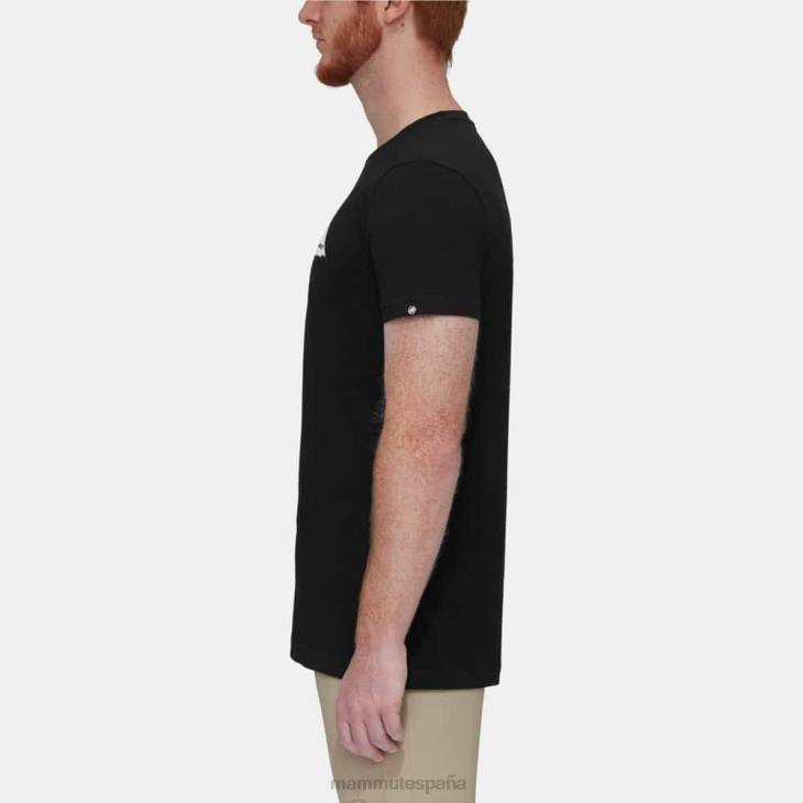 Mammut hombres ropa camiseta risco Massone FZHP111 negro
