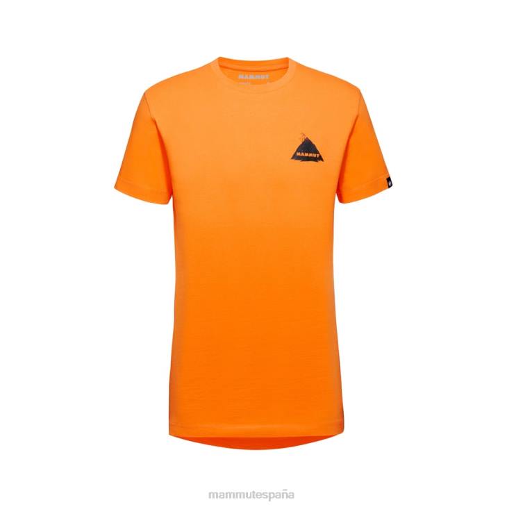 Mammut hombres ropa camiseta risco Massone FZHP809 mandarina oscura
