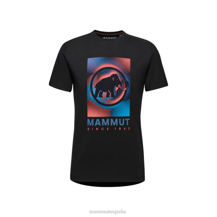 Mammut hombres ropa camiseta trovat FZHP147 negro