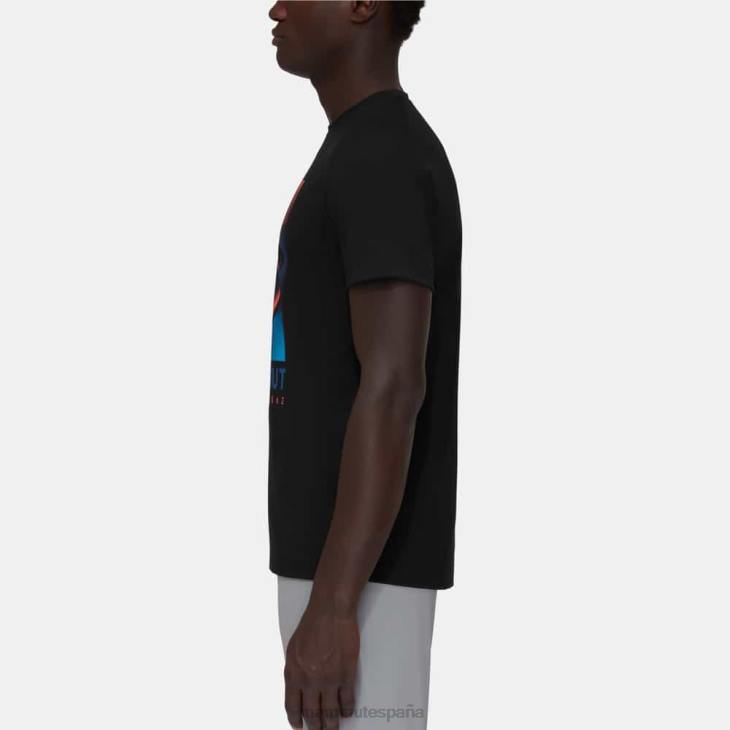 Mammut hombres ropa camiseta trovat FZHP147 negro