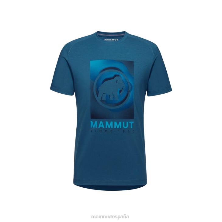 Mammut hombres ropa camiseta trovat FZHP880 hielo profundo