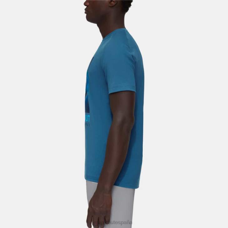 Mammut hombres ropa camiseta trovat FZHP880 hielo profundo