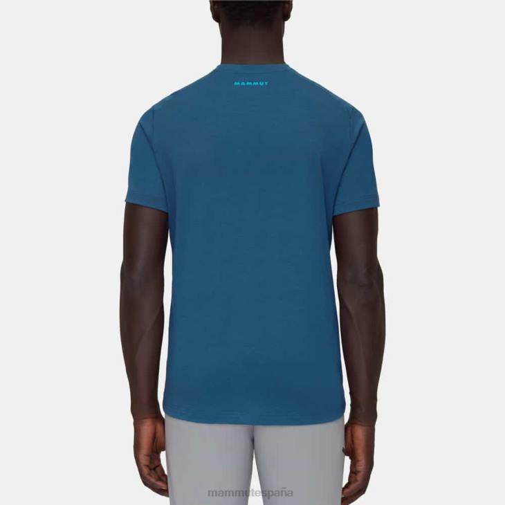 Mammut hombres ropa camiseta trovat FZHP880 hielo profundo