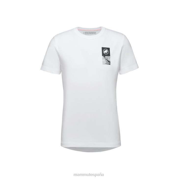 Mammut hombres ropa emblema de la camiseta central FZHP811 blanco