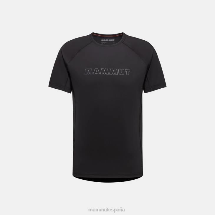 Mammut hombres ropa logo de la camiseta selun fl FZHP888 negro