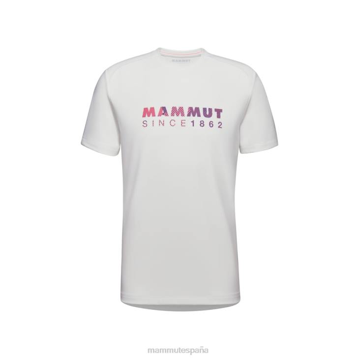 Mammut hombres ropa logo de la camiseta trovat FZHP881 blanquecino