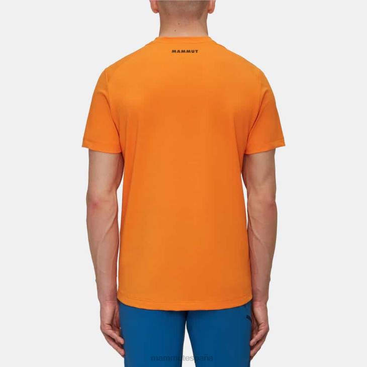 Mammut hombres ropa logo de la camiseta trovat FZHP882 mandarina oscura