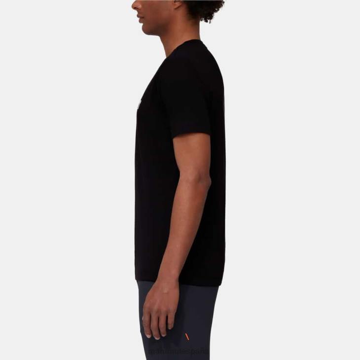 Mammut hombres ropa logotipo de la camiseta central FZHP954 negro