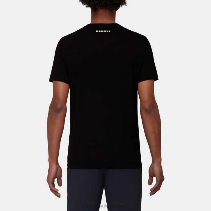 Mammut hombres ropa logotipo de la camiseta central FZHP954 negro