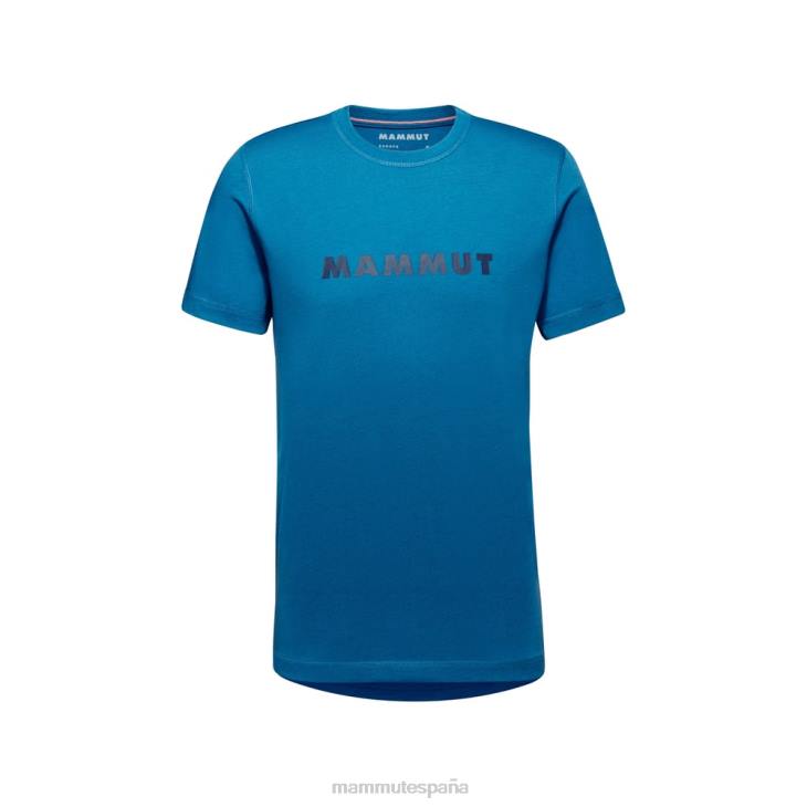Mammut hombres ropa logotipo de la camiseta central FZHP956 hielo profundo